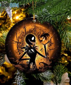 jack skellington nightmare before christmas moonlight circle ornament christmas decorations 1 dkpbux