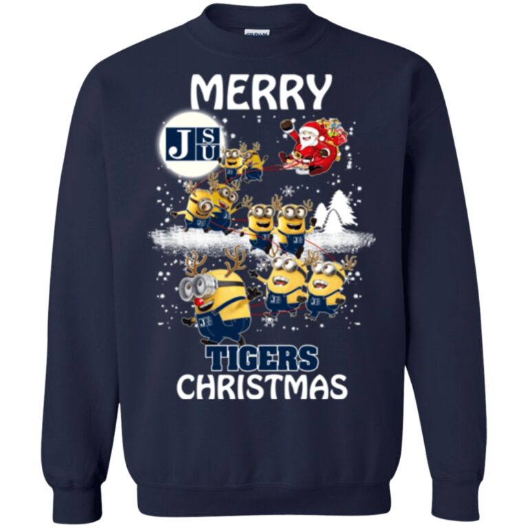 Jackson State Tigers Minion Ugly Christmas Sweater