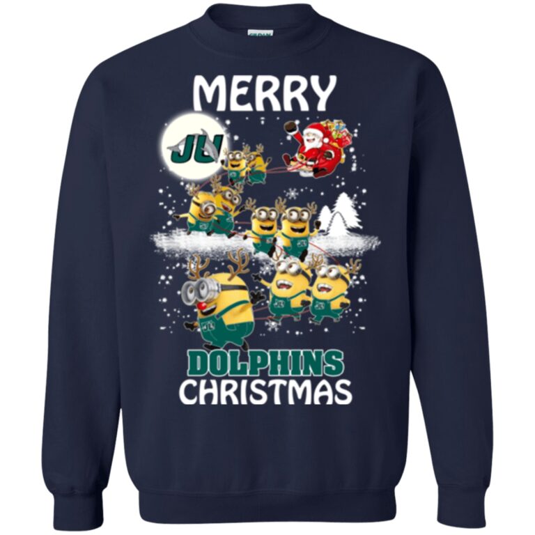 Jacksonville Dolphins Minion Ugly Christmas Sweater