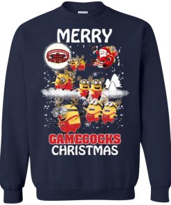 jacksonville state gamecocks minion ugly christmas sweater 1 hZvkI