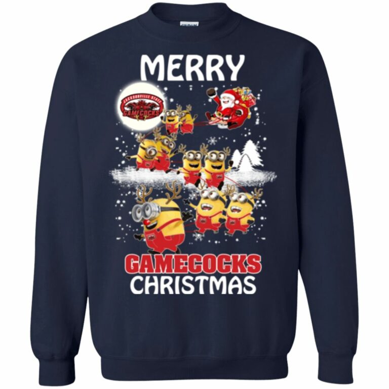 Jacksonville State Gamecocks Minion Ugly Christmas Sweater