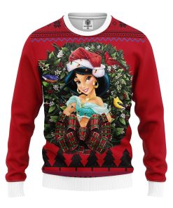 Jasmin Aladdin Princess Noel Mc Ugly Christmas Sweatshirt