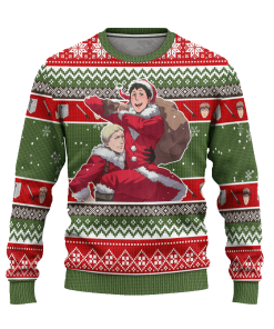 jean kirstein attack on titan anime ugly christmas sweater xmas gift 1 0WJZb