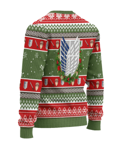 Jean Kirstein Attack on Titan Anime Ugly Christmas Sweater Xmas Gift Jean Kirstein Attack on Titan Anime Ugly Christmas Sweater Xmas Gift