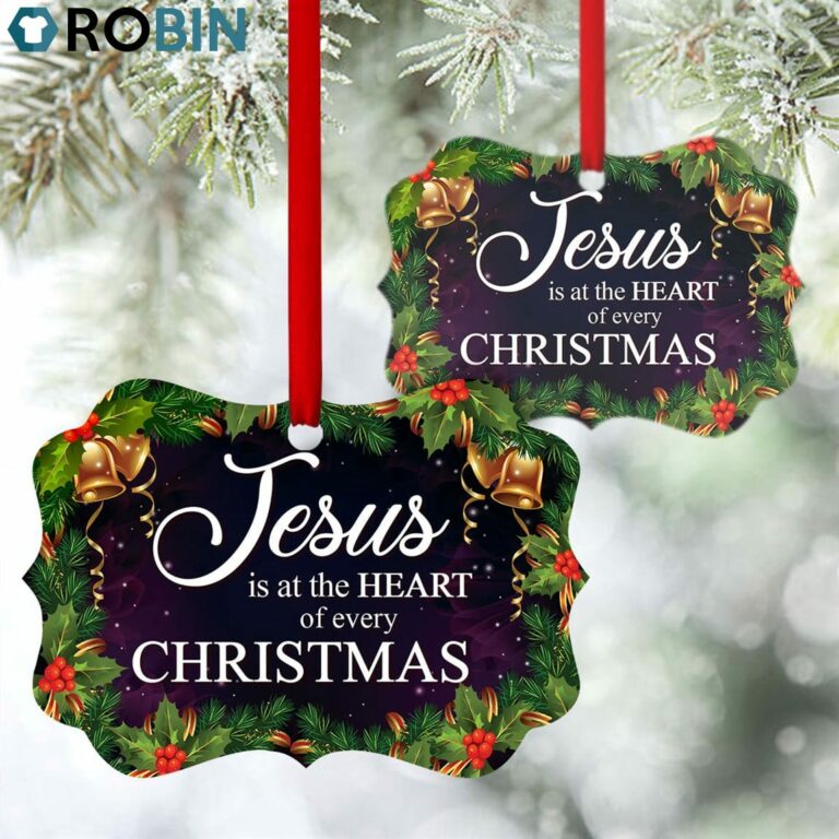 Jesus Is Heart Of Every Christmas – Must-Have Wreath Ornament