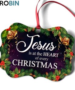 Jesus Is Heart Of Every Christmas – Must-Have Wreath Ornament Jesus Is Heart Of Every Christmas – Must-Have Wreath Ornament