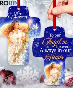 jesuspirit angel and pigeon meaningful cross ornament merry christmas to our angel 1 ujwtwk