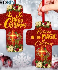 jesuspirit believe in the magic of christmas flower cardinal shining cross ornament 1 rjcysa