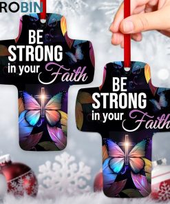 jesuspirit butterfly cross ornament be strong in your faith colossians 27 religious 1 hnyyhv