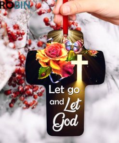 jesuspirit cross ornament let go and let god rose and butterfly 2 arh0yu