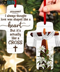 jesuspirit cross ornament love is actually like a cross 1 jafcqk