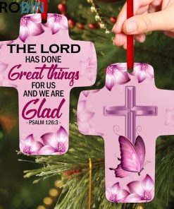 jesuspirit cross ornament the lord has done great things for us psalm 1263 1 sla3f9