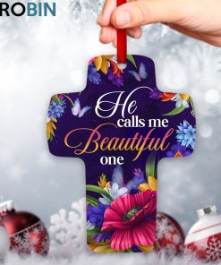 jesuspirit cross ornamente calls me beautiful one solomon 210 flower and butterfly 2 zcfjhq