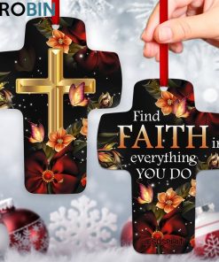 jesuspirit find faith in everything you do flower and butterfly cross ornament 1 j0c1yu