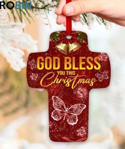 jesuspirit god bless you this christmas rose and butterfly red cross ornament 2 xuyo0d