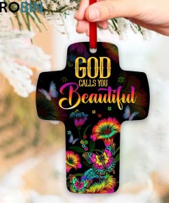 jesuspirit god calls you beautiful colorful cross ornament flower and butterfly 2 cqfrtn
