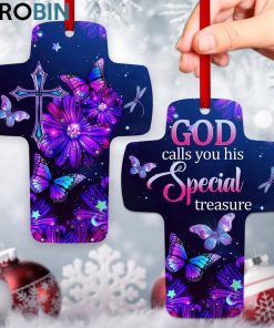 jesuspirit god calls you s special treasure butterfly and flower cross ornament 1 e4ww2w