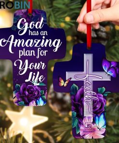 jesuspirit god has an amazing plan for your life butterfly and rose cross ornament 1 ajdbrf