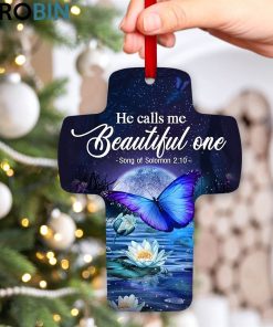 jesuspirit he calls me beautiful one solomon 210 cross ornament lotus butterfly 2 nhn2qn