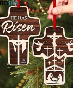 jesuspirit he has risen meaningful cross ornament religious decoration gift for christian relatives 1 nq7bkz