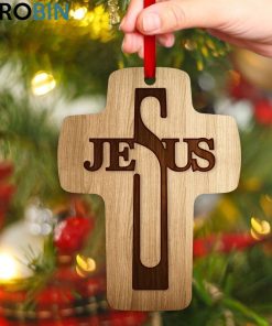 Jesuspirit May God Bless You Today And Always Inspirational Gifts For Christians Cross Ornament