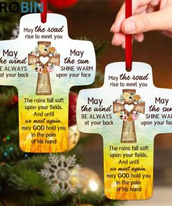 jesuspirit may the road rise to meet you unique flower cross ornament gift for christian people 1 amwh8p