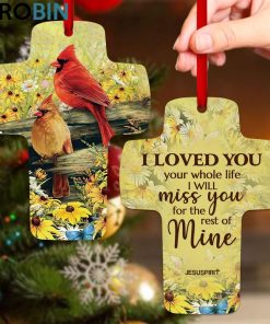 jesuspirit memorial cross ornament cardinal daisy i loved you your whole life 1 nbbcpo