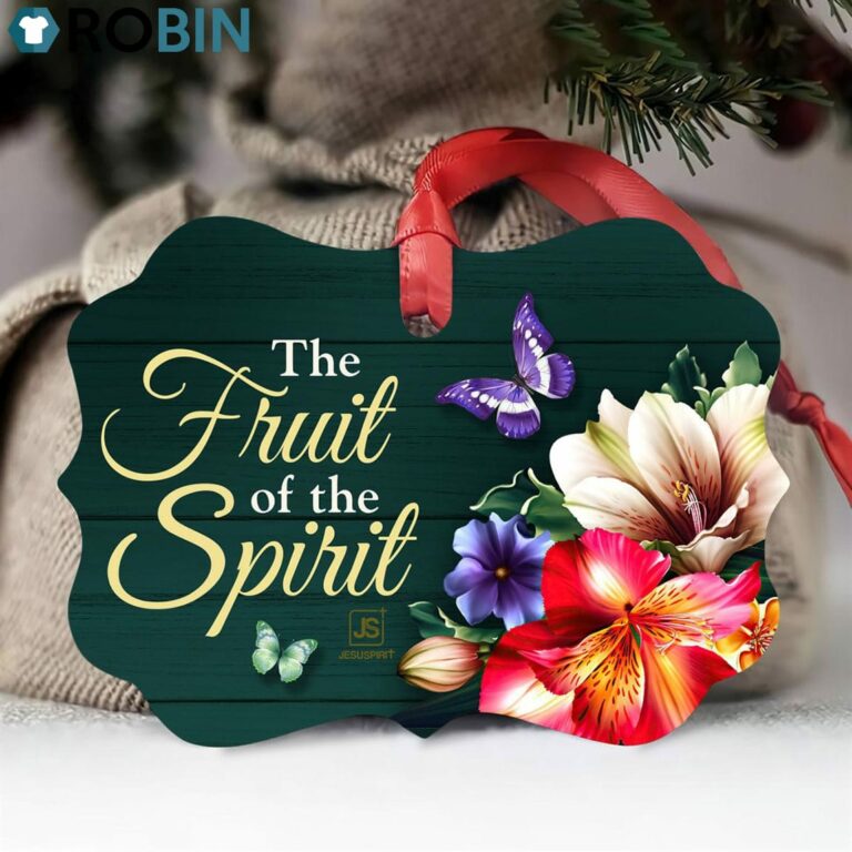 Jesuspirit Ornament The Fruit Of The Spirit Galatians 522-23 Christian Christmas Decorations