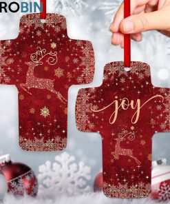 jesuspirit reindeer and flower christmas gift for christians red cross ornament 1 wyuw9t