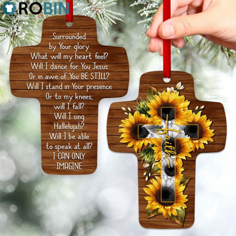 Jesuspirit Sunflower Cross Ornament Meaningful Gift For Christians I Can Only Imagine