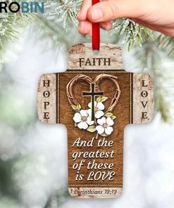 Jesuspirit The Greatest Of These Is Love Unique Cross Ornament 1 Corinthians 1313 Cross And Flower Jesuspirit The Greatest Of These Is Love Unique Cross Ornament 1 Corinthians 1313 Cross And Flower
