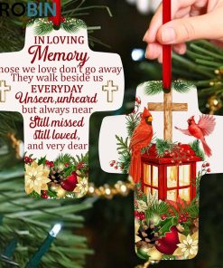 jesuspirit those we love don t go away memorial cross ornament loving gift for christian people 1 pdmjbs