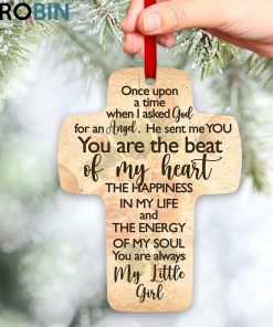 Jesuspirit You Are Always My Little Girl Emotional Gift For Daughter Rose And Butterfly Cross Ornament Jesuspirit You Are Always My Little Girl Emotional Gift For Daughter Rose And Butterfly Cross Ornament
