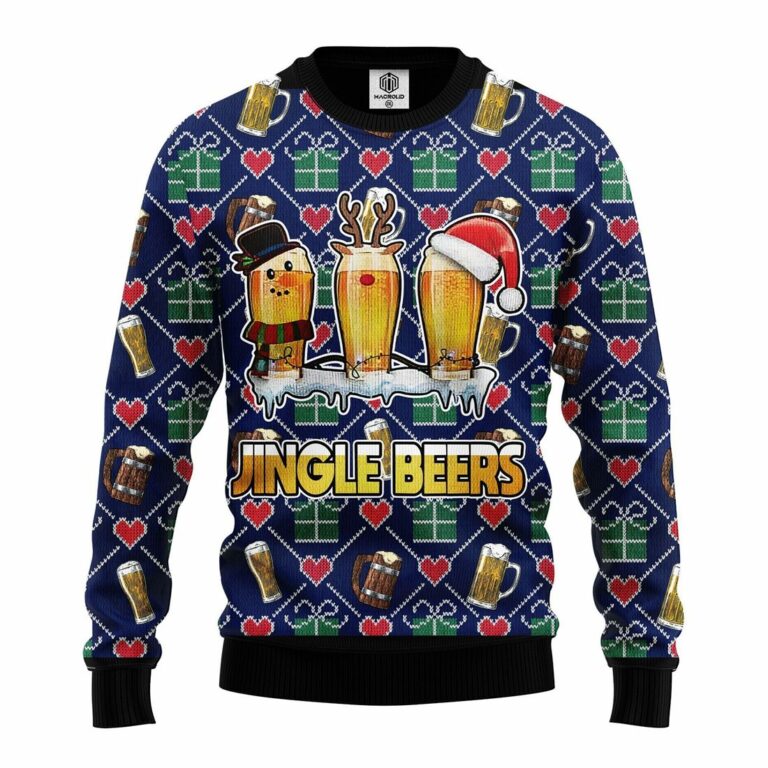 Jingle Beer Ugly Christmas Sweatshirt