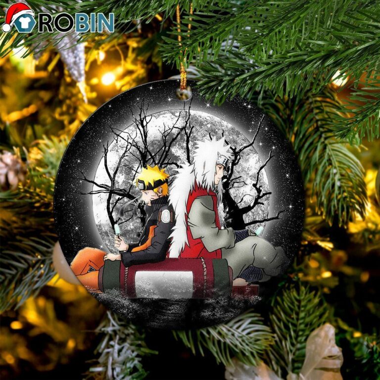 Jiraia Naruto Moonlight Christmas Ornament