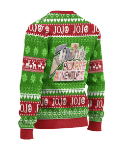 JoJos Bizarre Adventure Anime Ugly Christmas Sweater Custom Xmas Gift