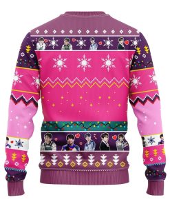 jungkook bts ugly christmas sweatshirt pink 2 JgYjJ