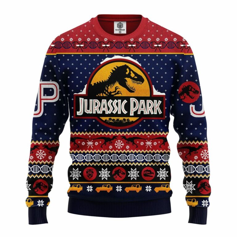Jurrasic Park Ugly Christmas Sweatshirt