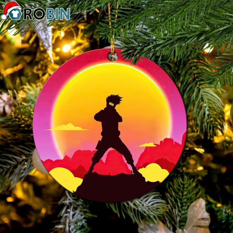 Kakashi Sunset Christmas Ornament