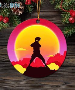 Kakashi Sunset Christmas Ornament