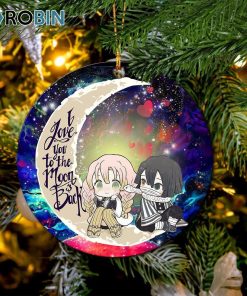 Kanroji And Kaburamaru Demon Slayer Love You To The Moon Galaxy Ornament – Christmas Decorations Kanroji And Kaburamaru Demon Slayer Love You To The Moon Galaxy Ornament – Christmas Decorations