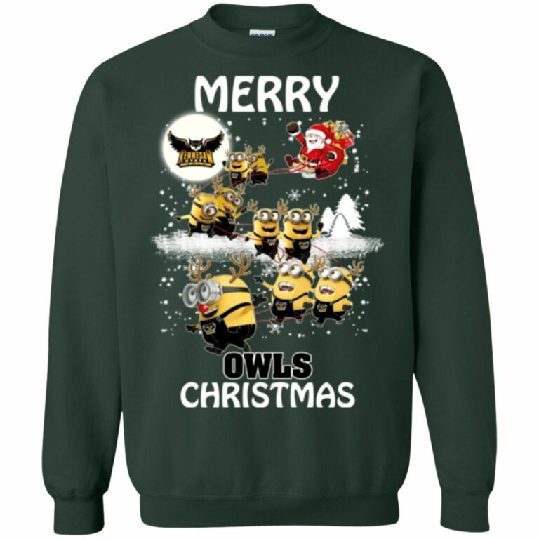 Kennesaw State Owls Minion Ugly Christmas Sweater