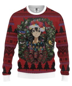 Kirito Sword Art Online Mc Ugly Christmas Sweatshirt Kirito Sword Art Online Mc Ugly Christmas Sweatshirt