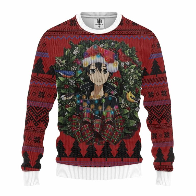 Kirito Sword Art Online Mc Ugly Christmas Sweatshirt