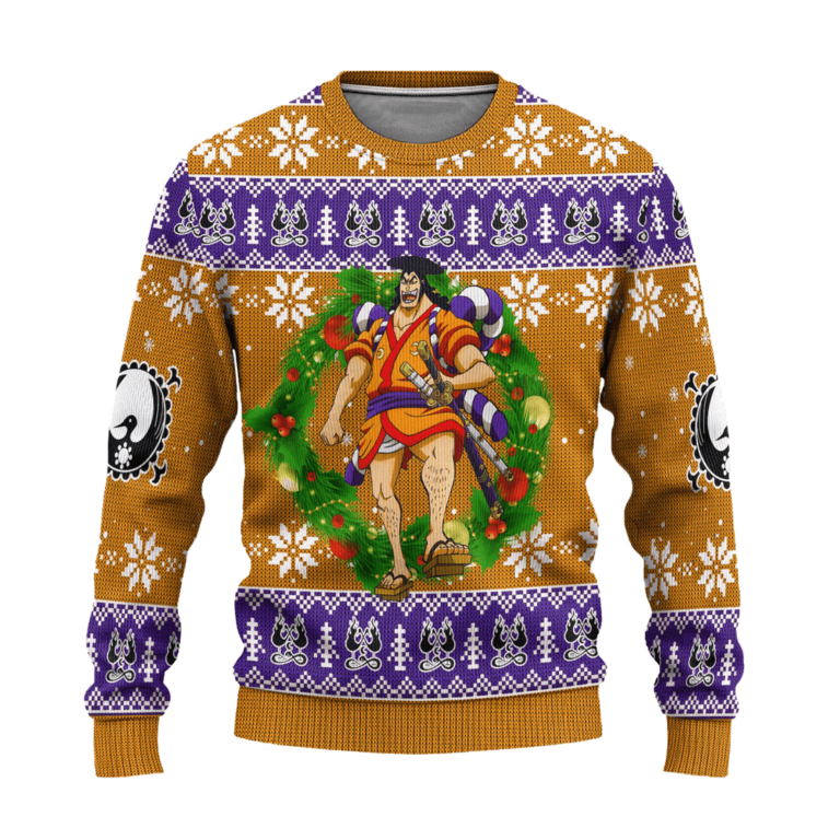 Kozuki Oden One Piece Anime Ugly Christmas Sweatshirt Xmas Gift