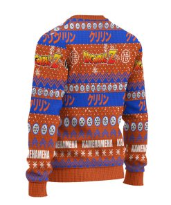 Krillin Anime Ugly Christmas Sweatshirt Dragon Ball Z Xmas Gift