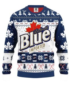 labatt blue ugly christmas sweatshirt 1 BaEai