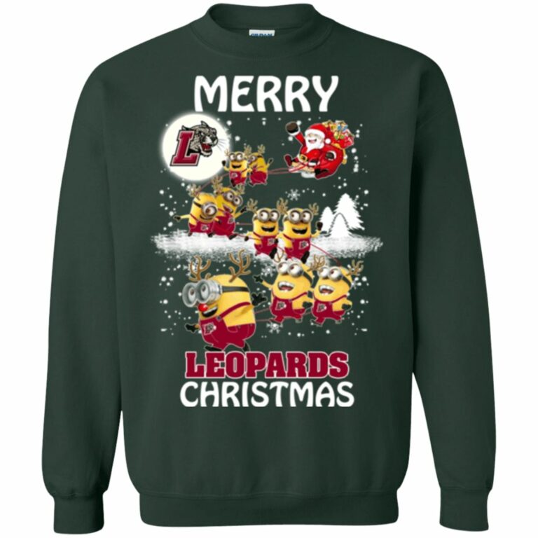 Lafayette Leopards Minion Ugly Christmas Sweatshirt
