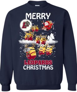 lafayette leopards minion ugly christmas sweatshirt 3 C53n4