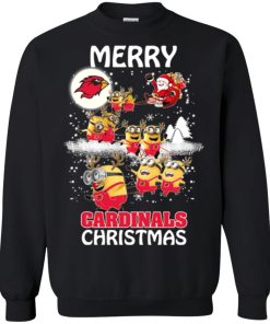 lamar cardinals minion ugly christmas sweater 3 QZ7tY